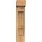 Ekena Millwork Balboa Block Smooth Bracket w/ Offset Brace, Western Red Cedar, 5 1/2"W x 14"D x 26"H BKT0604X14X26BOA05SWR - alternate 4